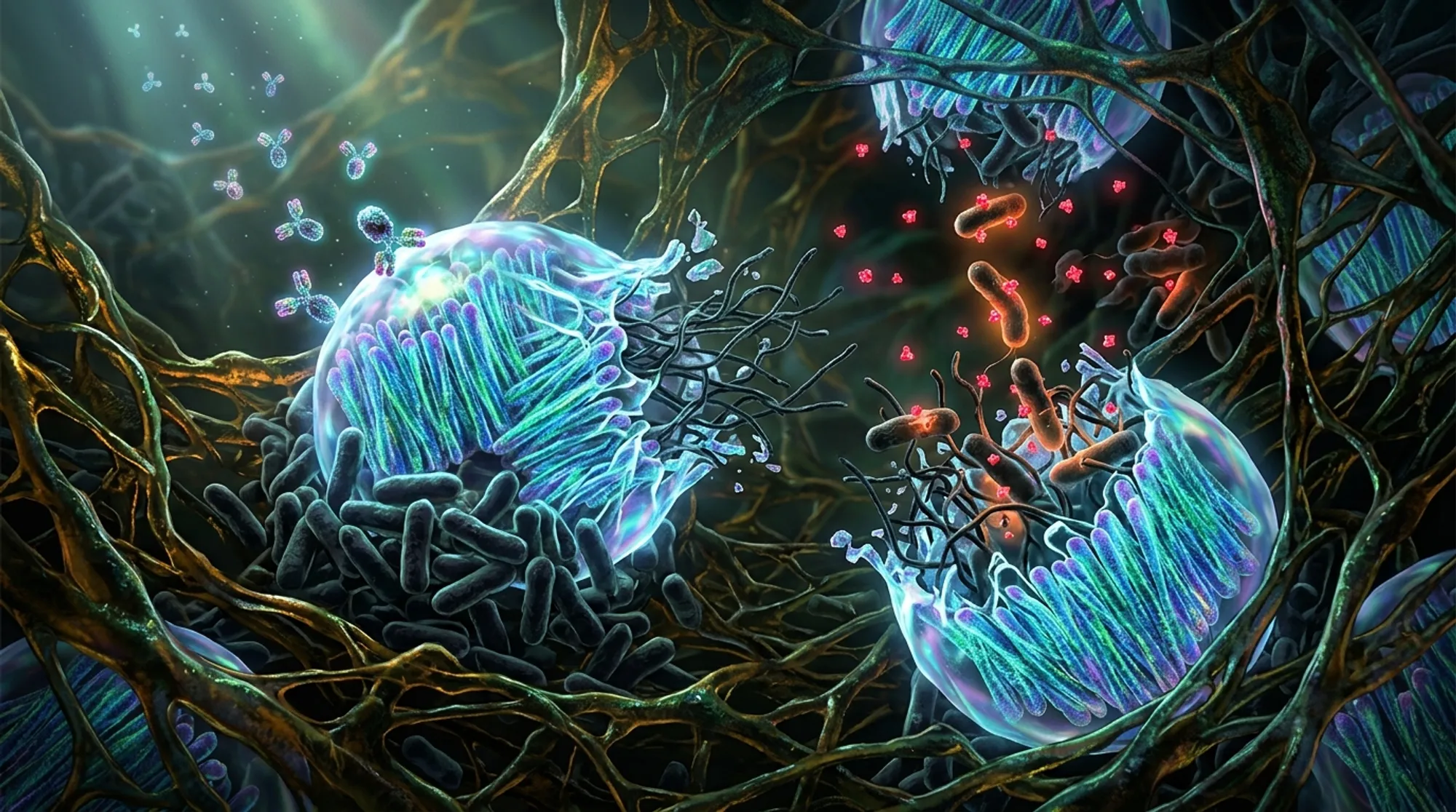 Cover for Breaking the Shield: Nanobodies Disrupt Phage Droplets to Restore Antibiotic Sensitivity in Pseudomonas aeruginosa Biofilms