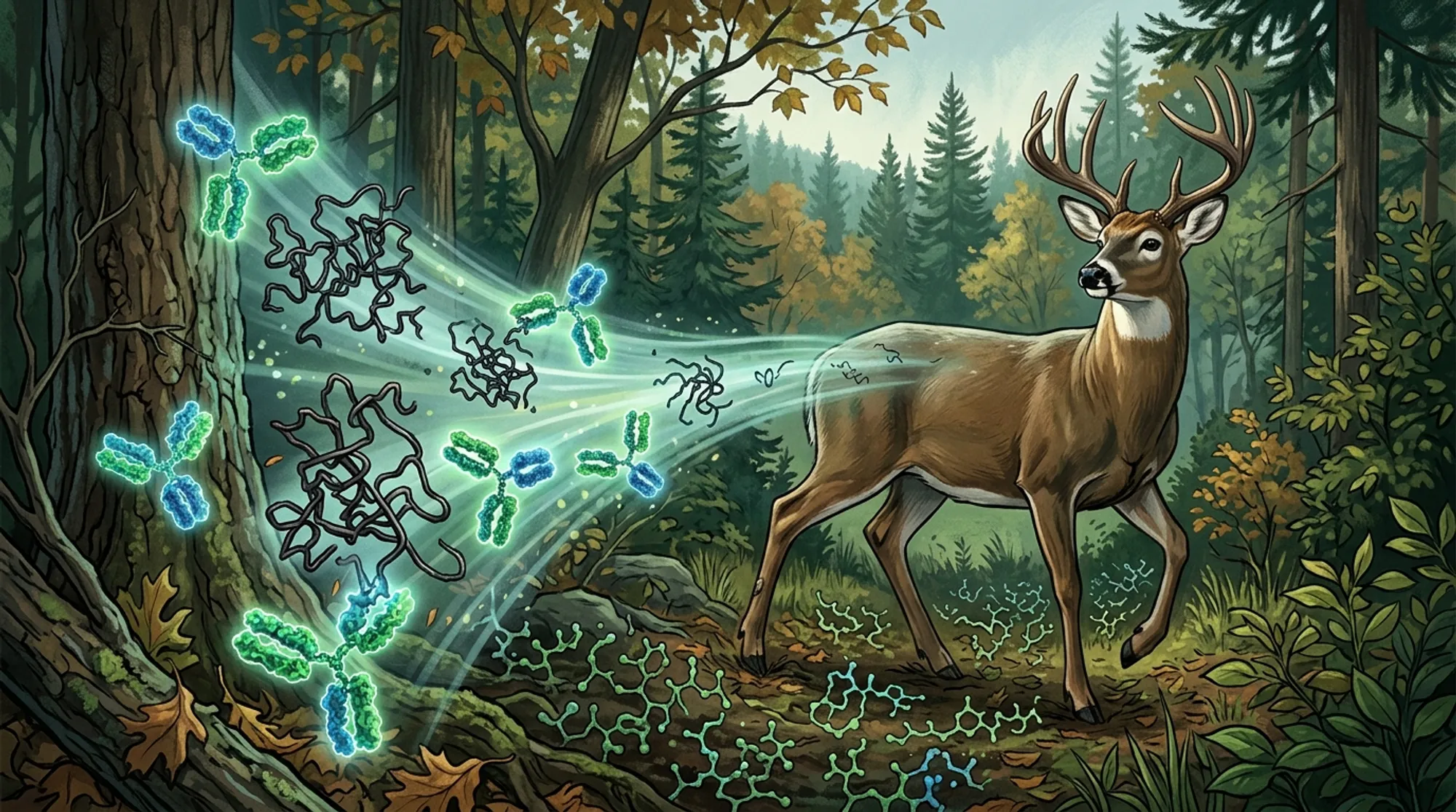 Cover for Vaccinating Against Chronic Wasting Disease: A New Way to Curb Prion Shedding in Deer