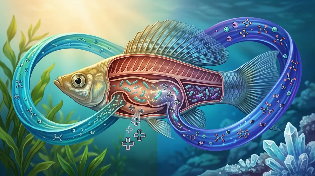 How Sailfin Mollies Shift Their Gut and Microbes to Balance Oxalate Across Fresh and Saltwater blog post