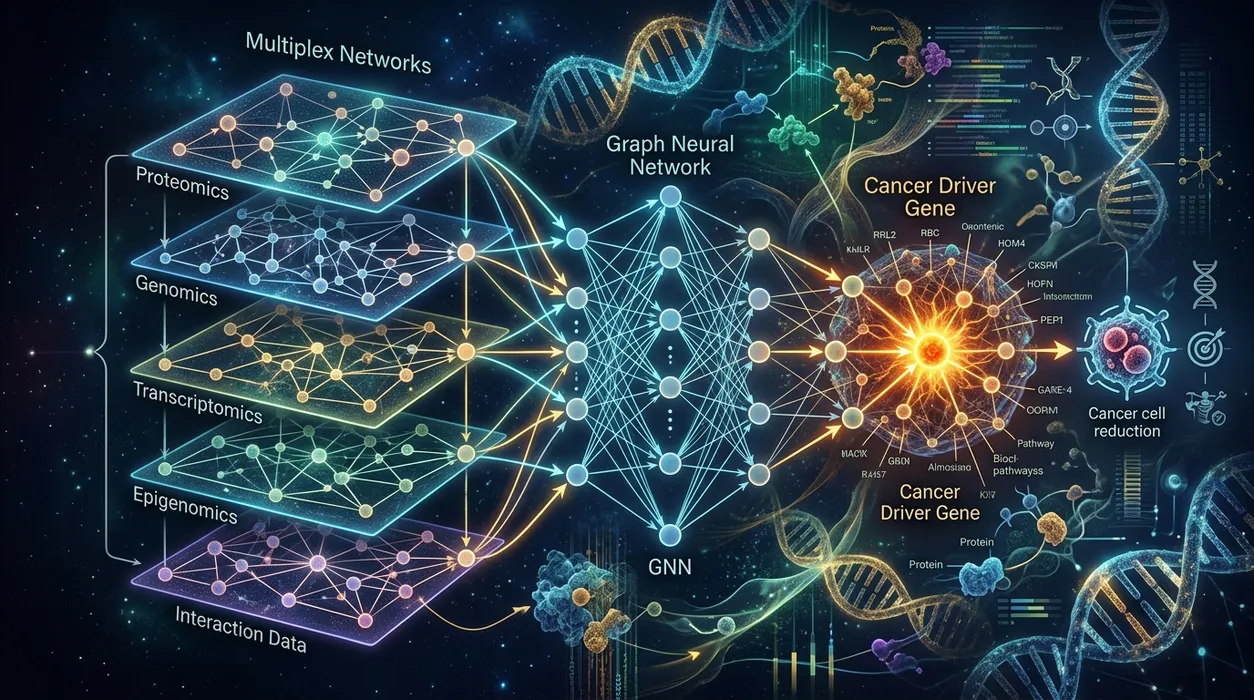 Untangling Cancer’s Genetic Web: How Multiplex Directed Graph Neural Networks Help Identify Cancer Driver Genes blog post