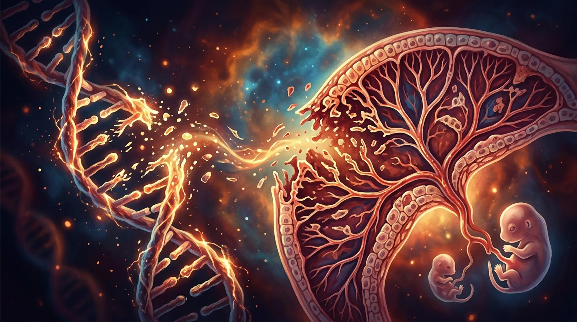 Cover for How DNA Replication Stress Disrupts Placental Development and Fetal Health in Mice