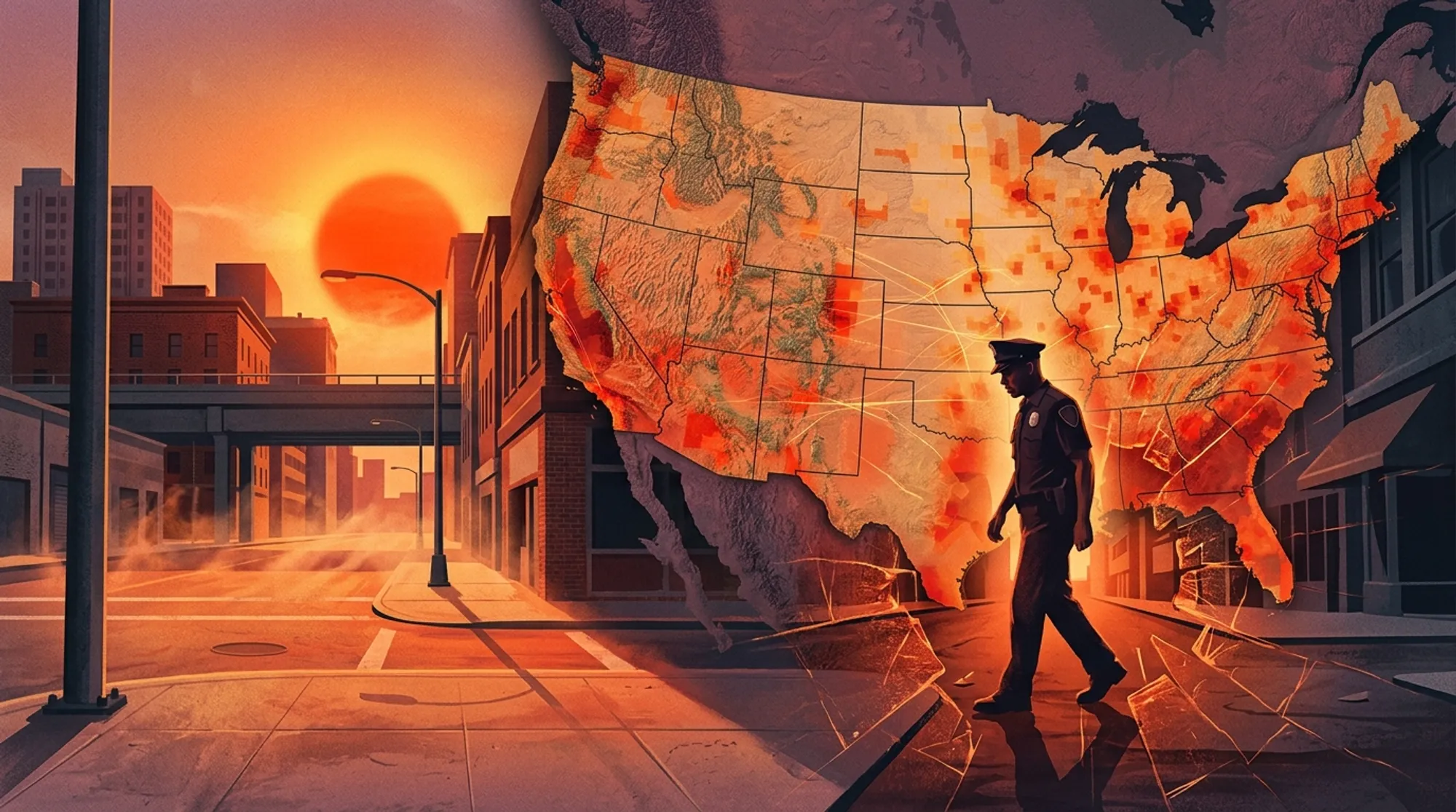 Cover for How Rising Temperatures May Increase the Risk of Police Violence in the US