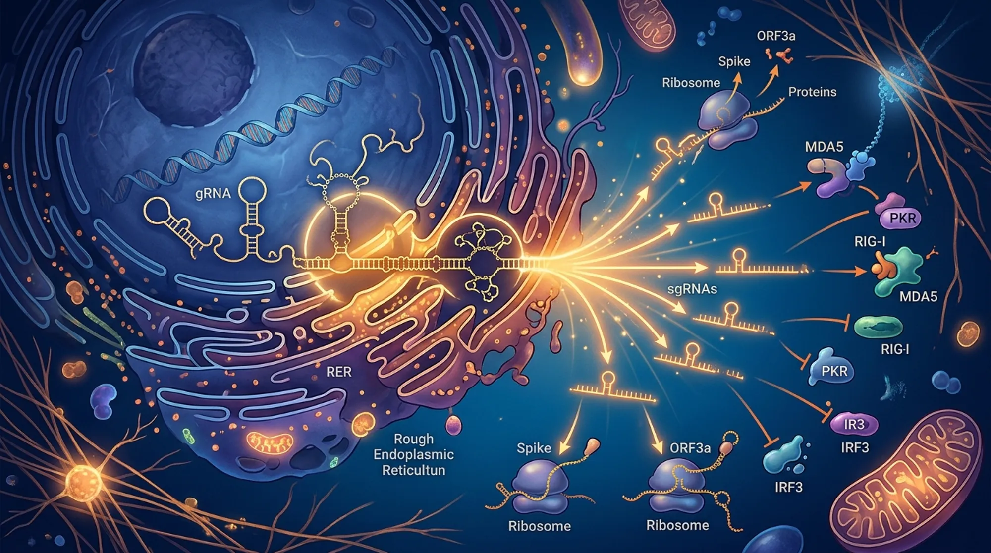 Cover for Hidden Viral Signals in SARS-CoV-2 Reveal New Ways the Virus Evades Our Immune System