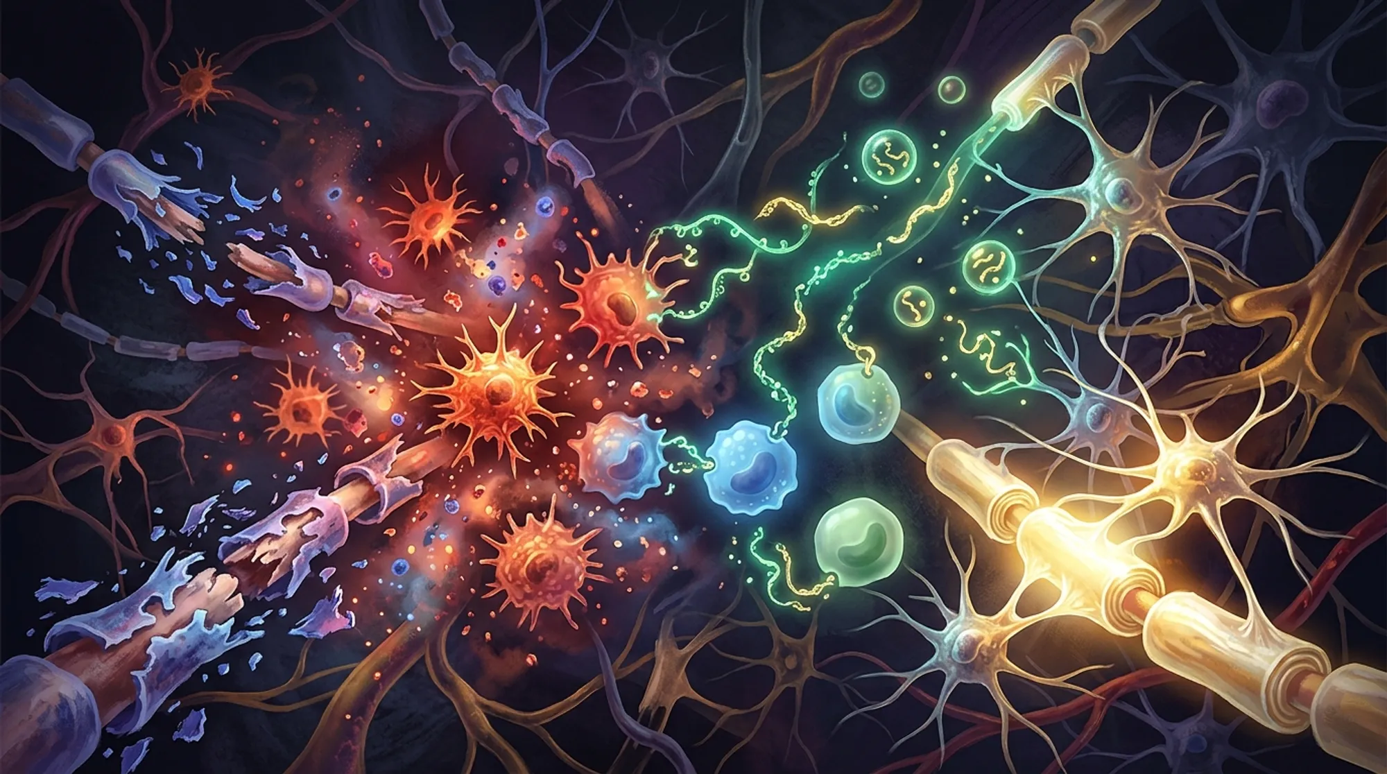Cover for Could Molecules from a Liver Parasite Help Repair Brain Damage in Multiple Sclerosis?