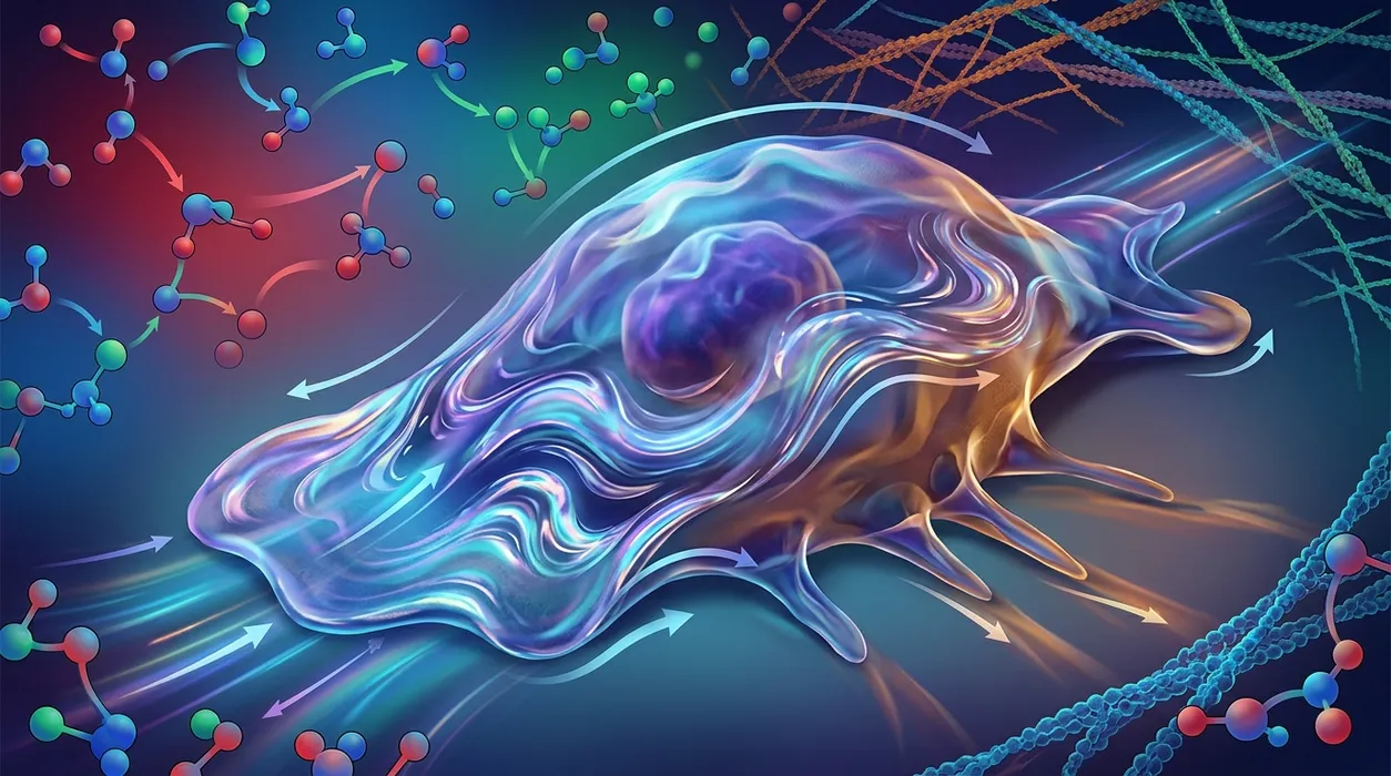 How Simple Physical and Chemical Processes Inside Cells Create Diverse Movement Patterns blog post