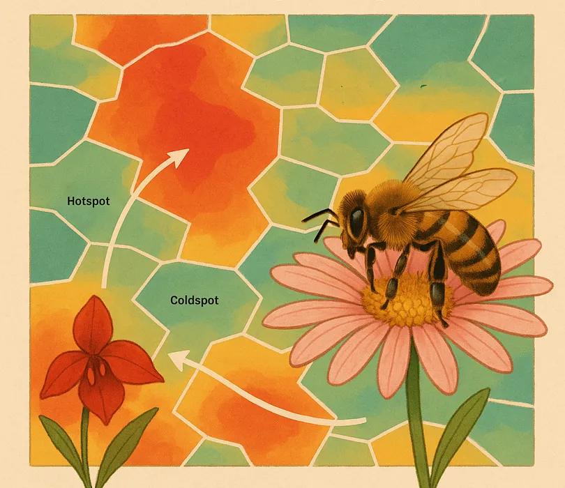Quantifying the geographic mosaic of coevolutionary temperature: from coldspots to hotspots blog post