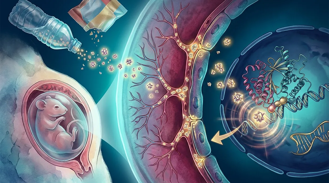 How Biodegradable Nanoplastics Cross the Placenta and Affect Fetal Growth in Mice blog post