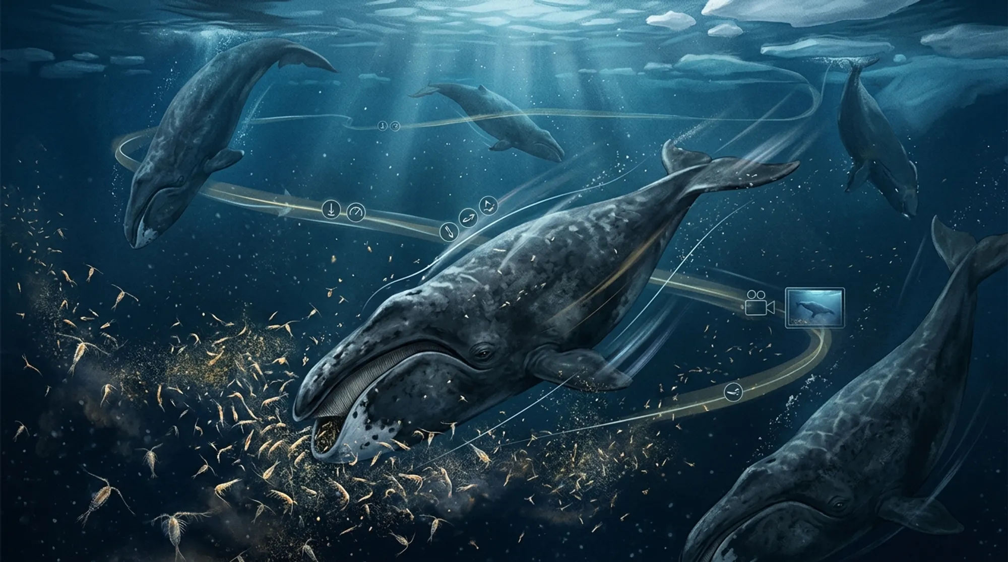 Cover for Bowhead Whale Foraging Dives: How Speed and Body Orientation Reveal Feeding Behavior