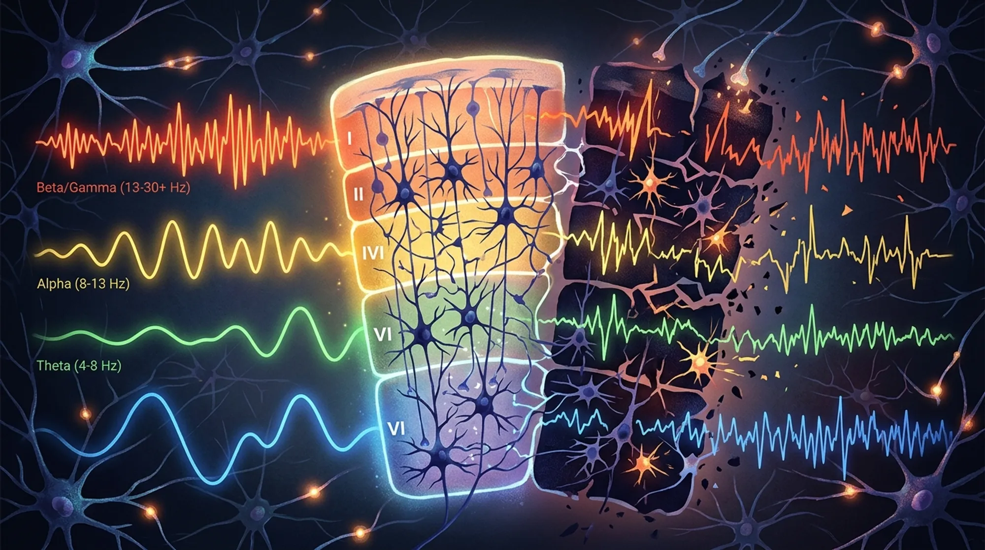 Cover for How Layered Brain Circuits Give Rise to Multiple Rhythms—and What Happens in Alzheimer’s