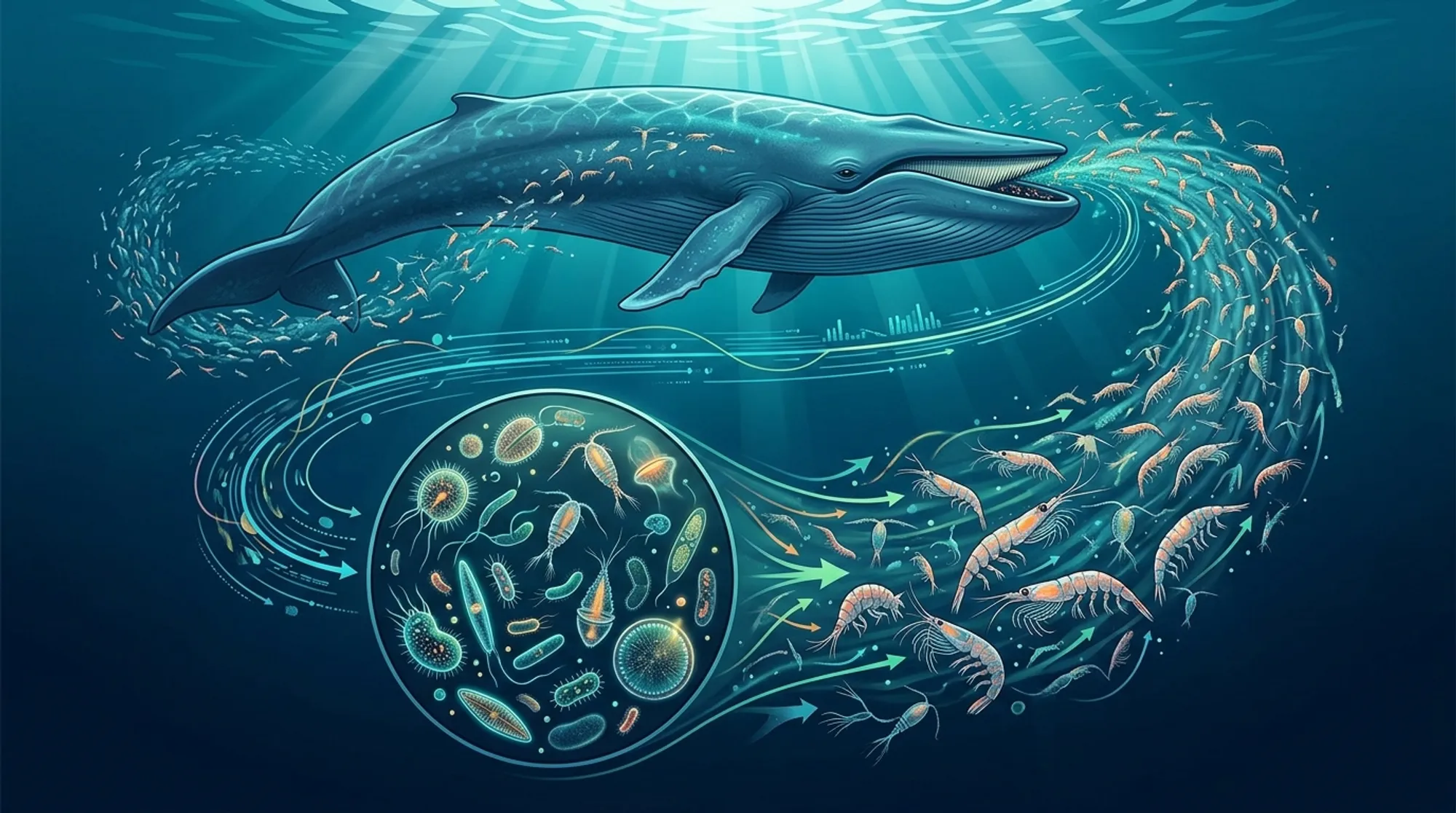 Cover for How Tiny Ocean Life Predicts Where Giant Baleen Whales Roam