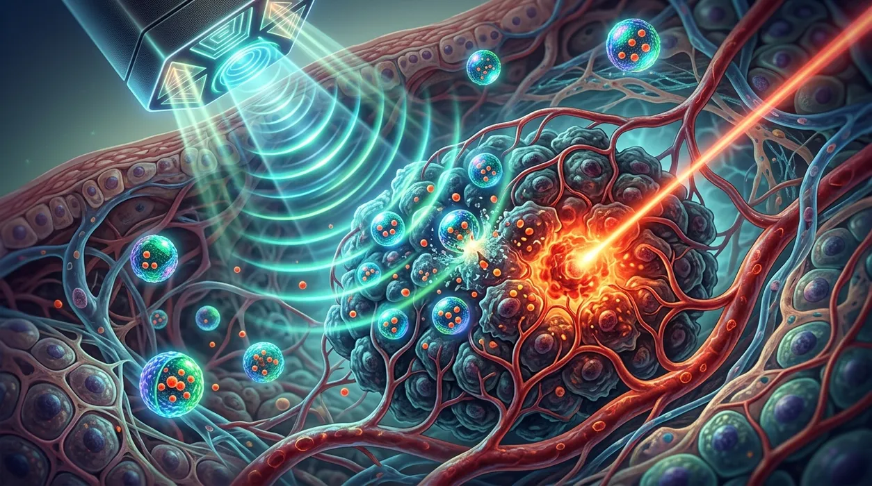 Sound Waves and Glowing Bubbles: A New Way to Target Tumors with Heat blog post