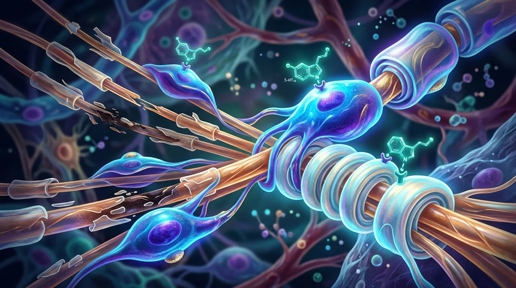 Cover for Could a Migraine Drug Help Repair Damaged Nerves? Exploring 5-HT1B Receptor Agonists and Schwann Cell Myelination