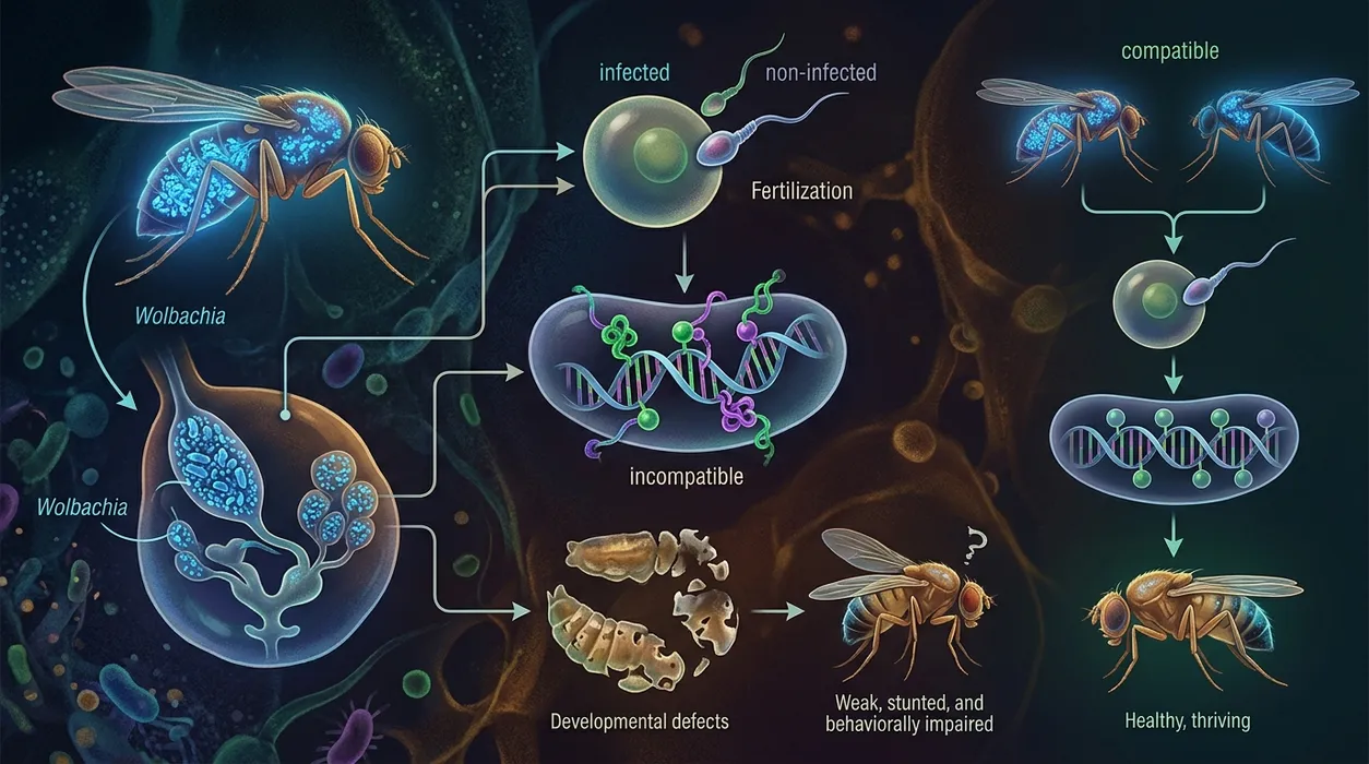 How Wolbachia Bacteria Rewire Insect Development Through Epigenetics blog post