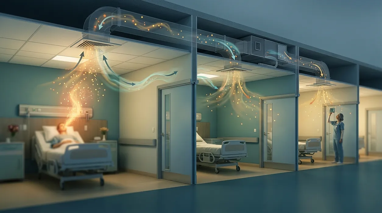 How Airflow and Door Opening Influence COVID-19 Spread in Sealed Hospital Wards blog post