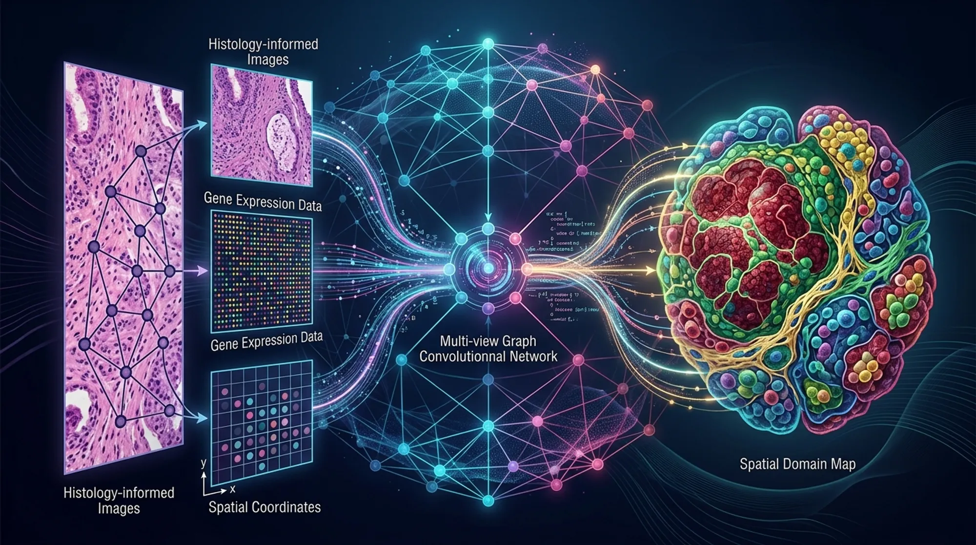 Cover for Mapping Tissue Architecture with AI: Integrating Gene Expression, Spatial Data, and Histology