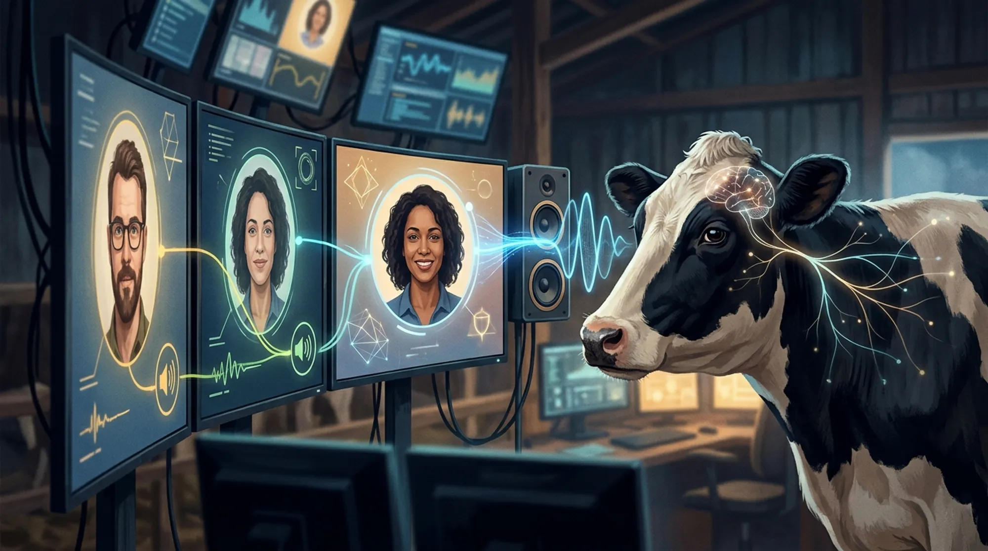 Cover for Cows Can Recognize Human Faces and Voices: New Insights into Their Social Cognition