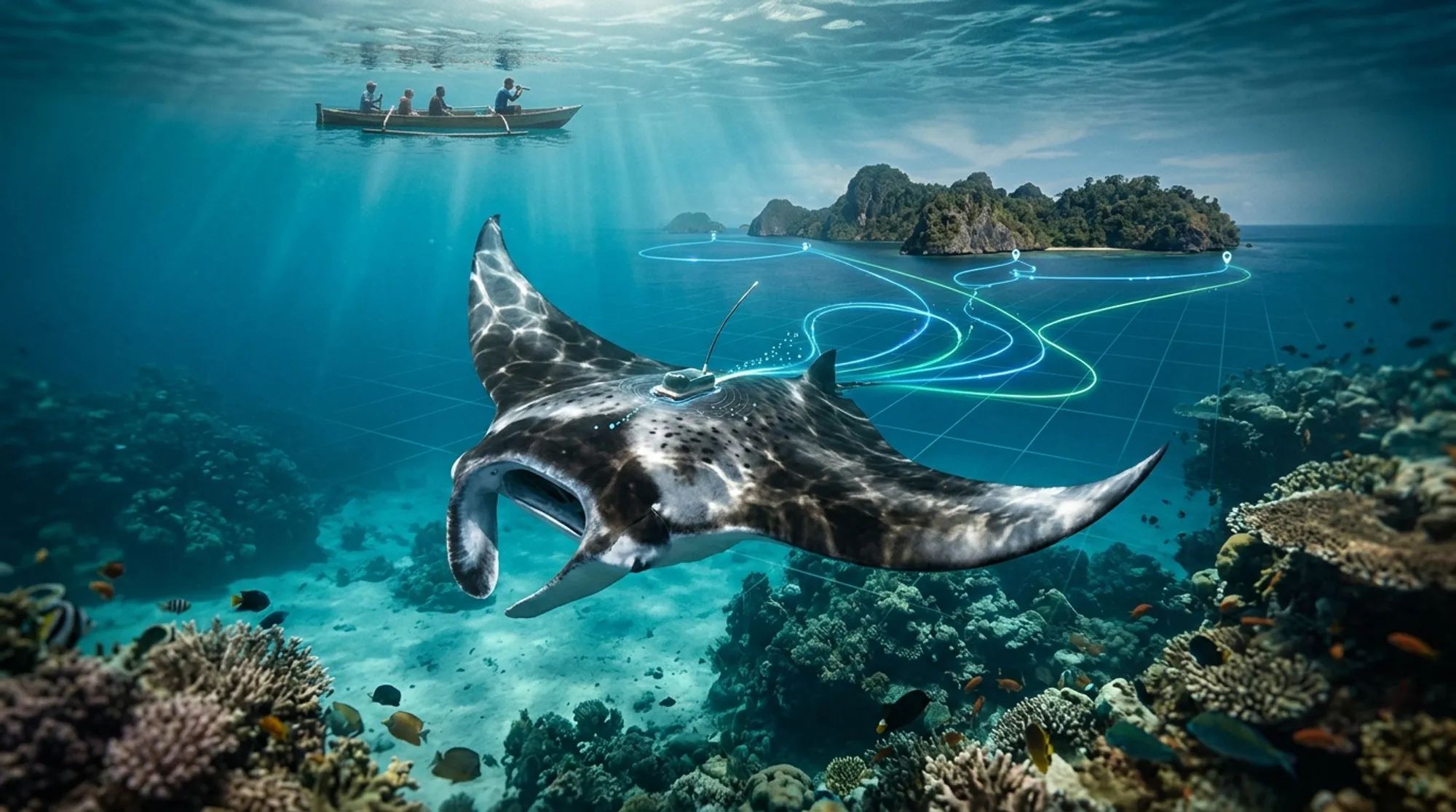 Cover for Tracking Reef Manta Rays in Papua New Guinea: Insights into Movement, Habitat, and Behavior