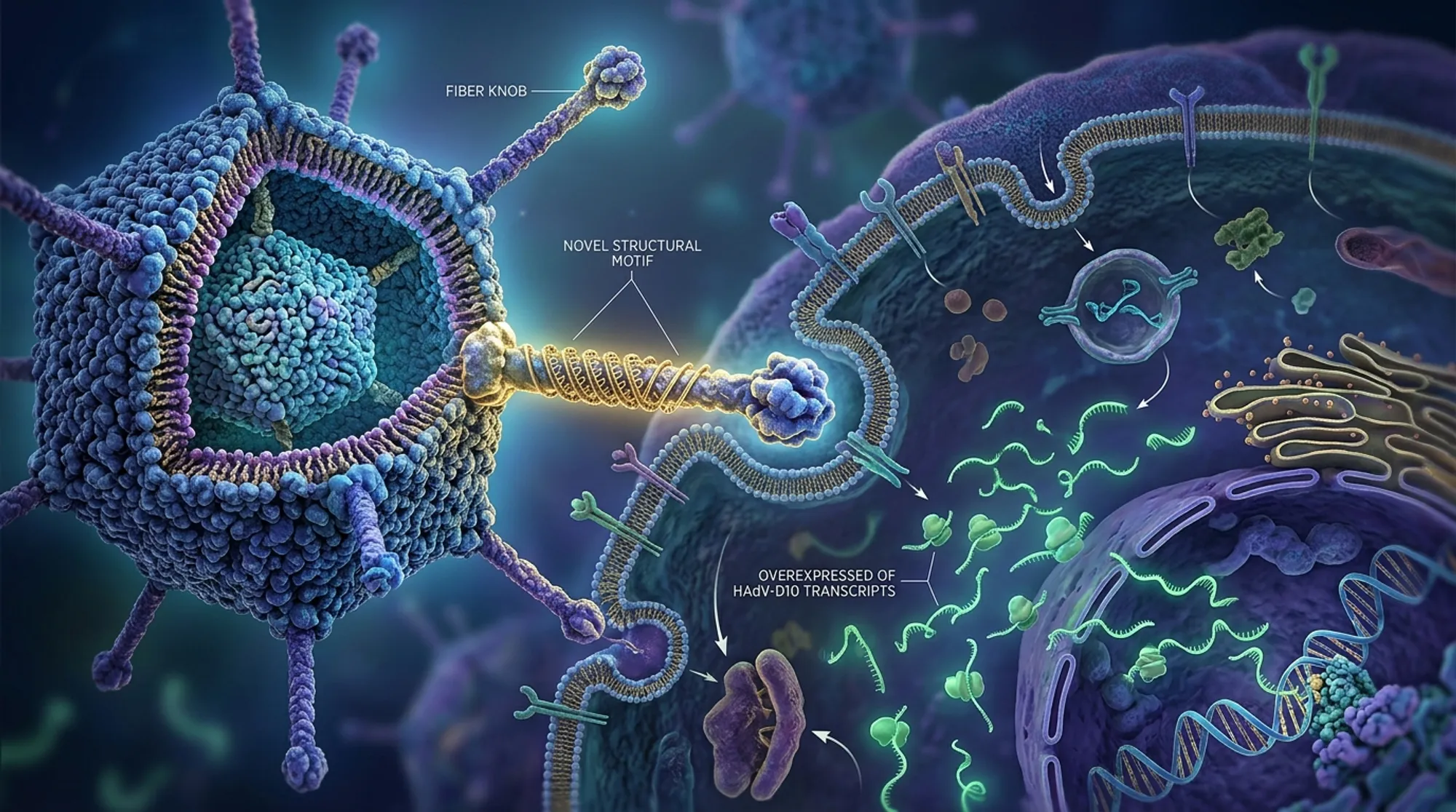 Cover for Uncovering a New Viral Fiber Structure in Human Adenovirus D10: A Step Toward Safer Gene Therapy