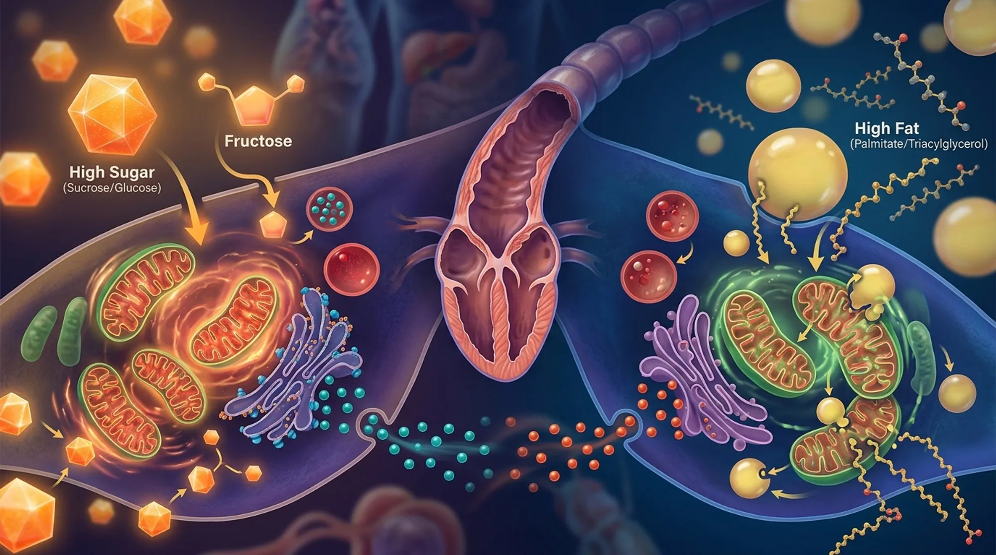 Cover for How a Fly’s Heart Adapts to High Sugar and Fat Diets: Metabolism and a Surprising Hormone