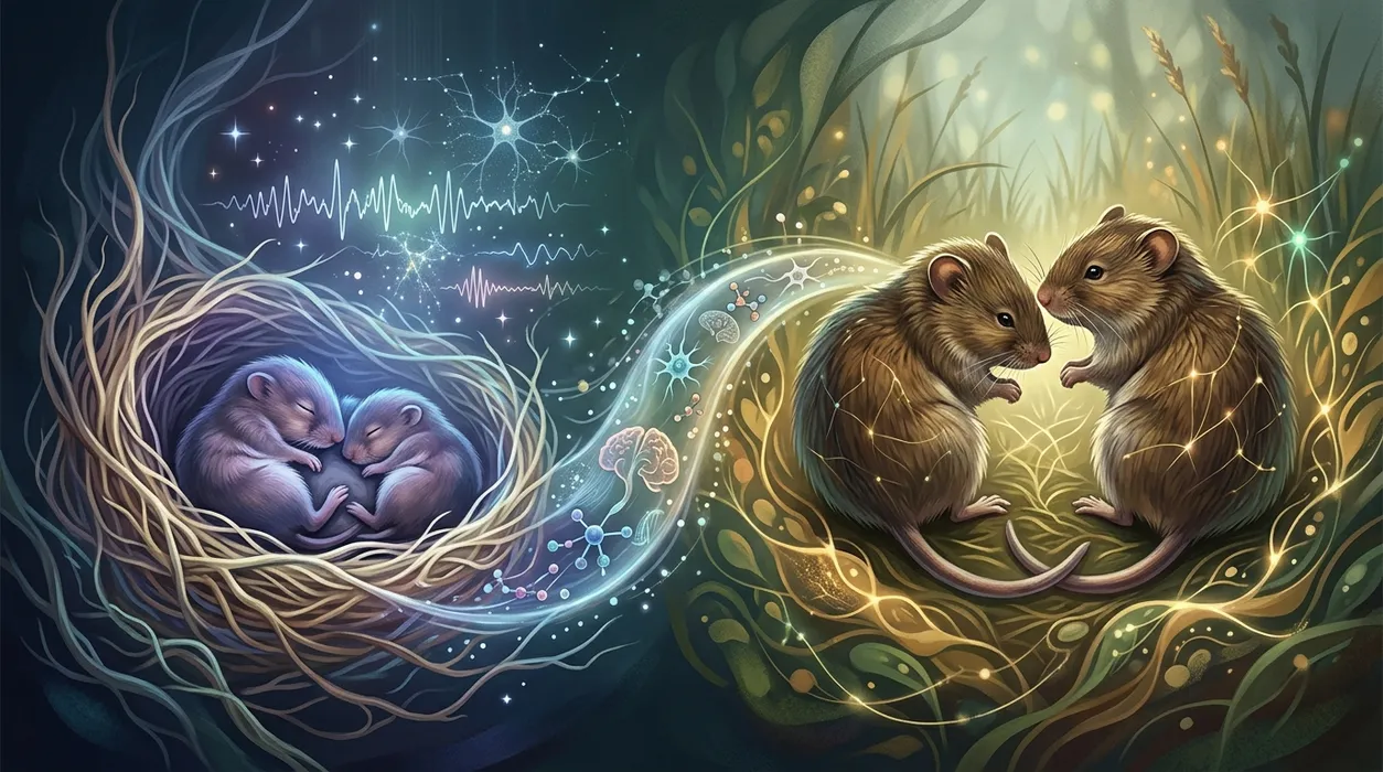 How Early-Life Sleep Shapes Social Bonds in Prairie Voles blog post