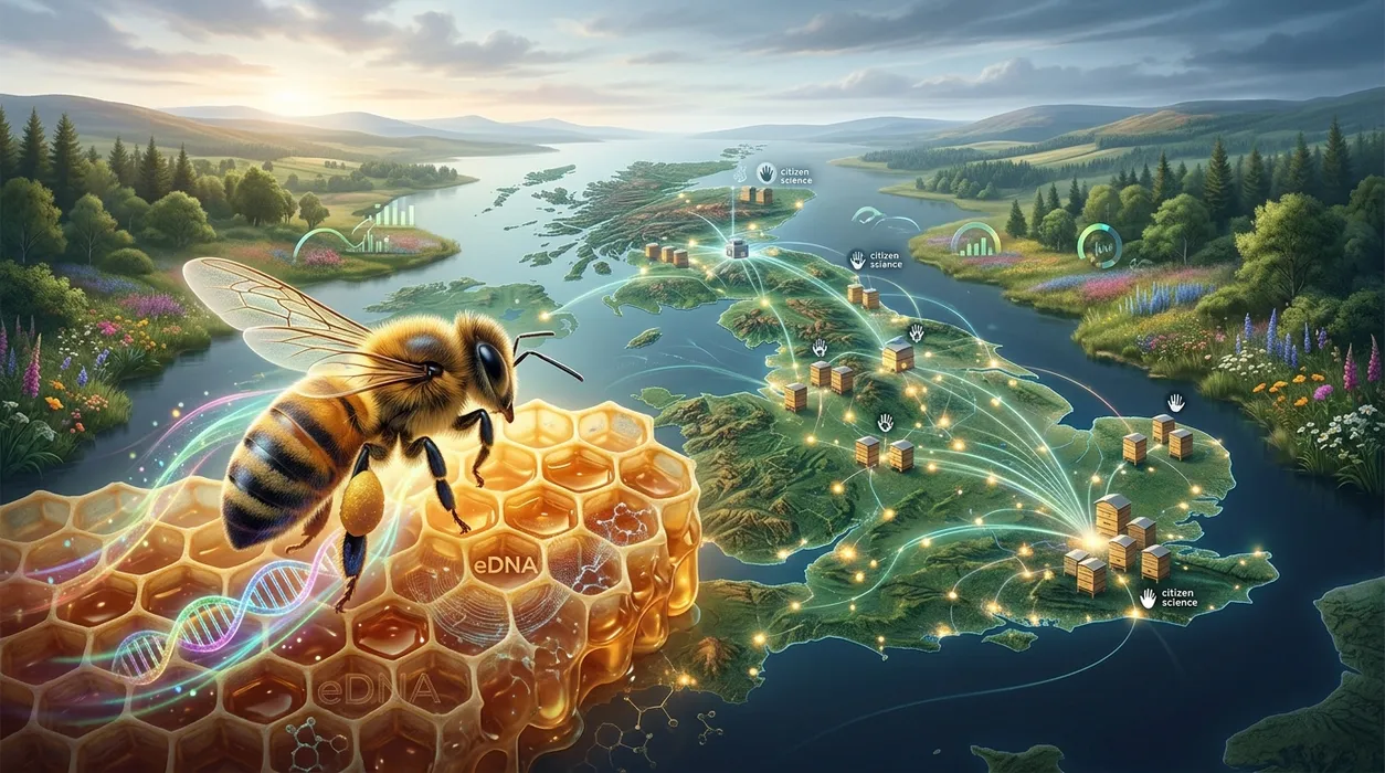 Using Honeybees for National Scale Long-Term eDNA Biomonitoring blog post