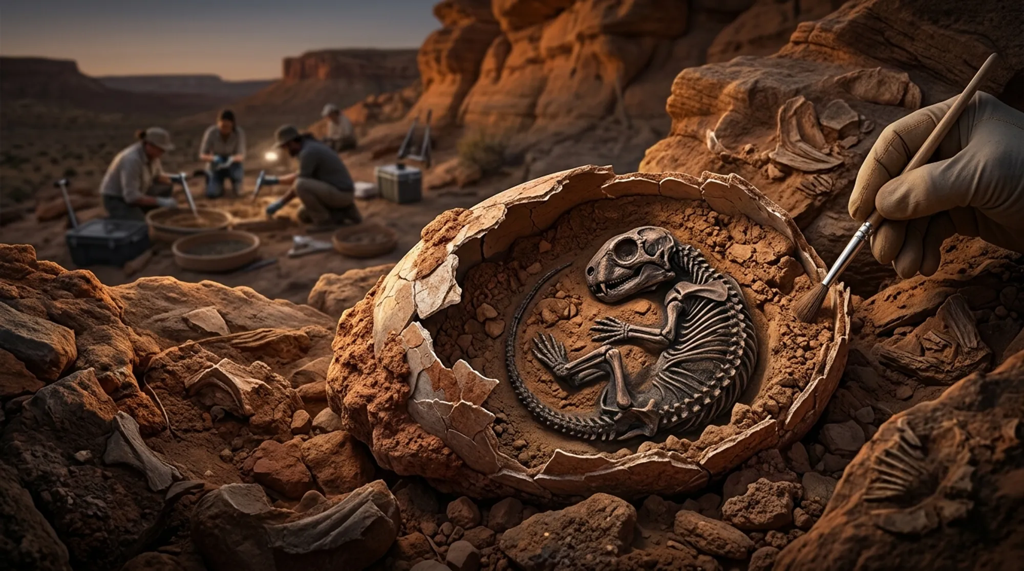 Cover for Unveiling the First Non-Mammalian Synapsid Embryo: Insights from a 250-Million-Year-Old Fossil