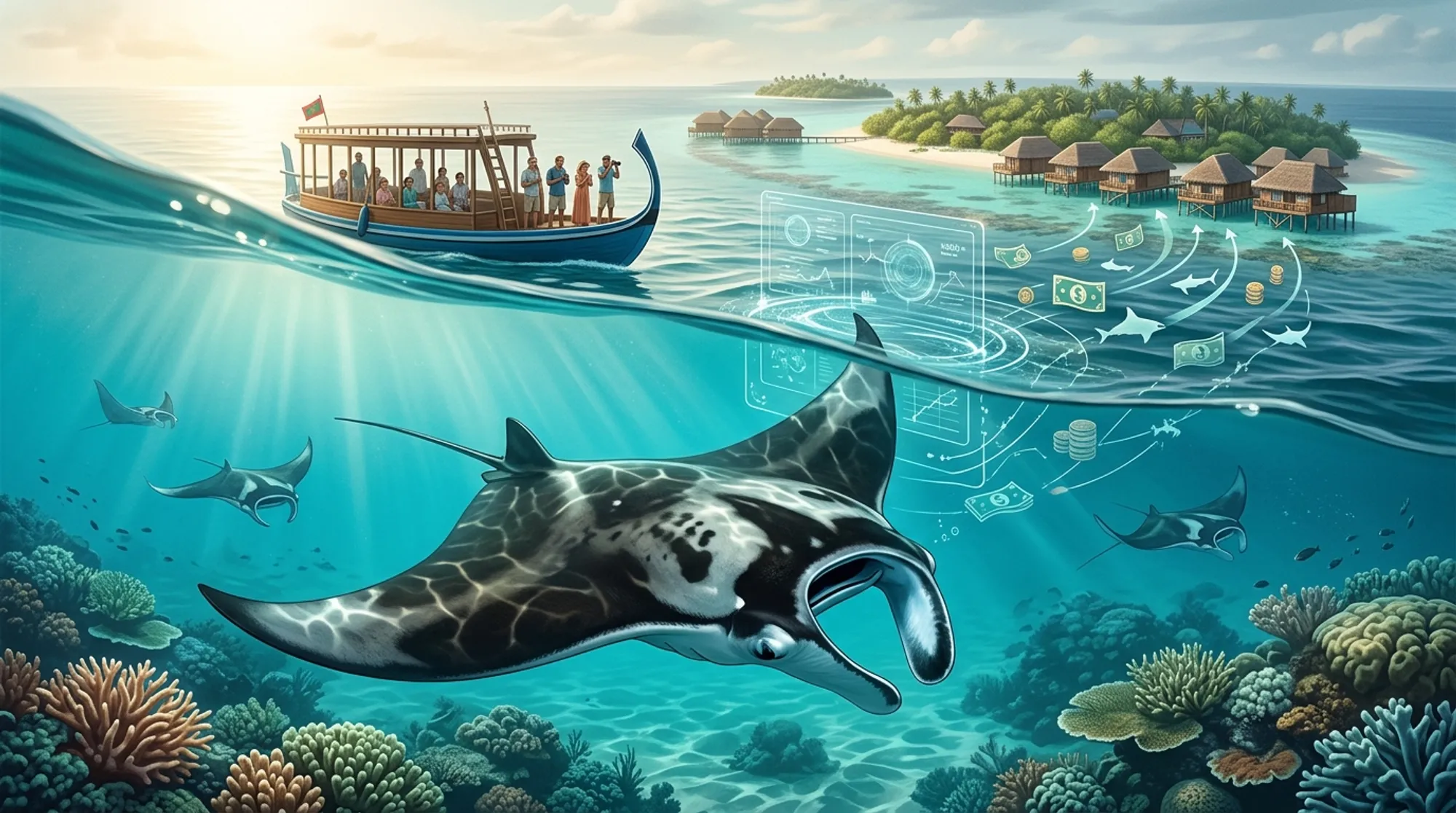 Cover for Valuing Conservation and Natural Wealth: The Blue Economy of Manta Ray Watching in the Maldives