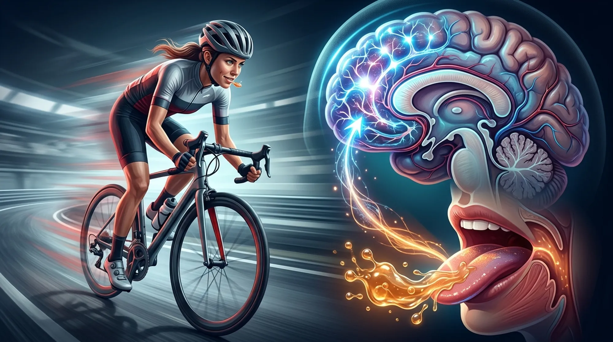 Cover for How a Carbohydrate Mouth Rinse Boosts Brain Oxygen and Cycling Performance