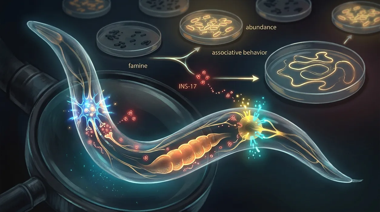 How a Tiny Worm’s Insulin Signal Links Hunger to Memory blog post