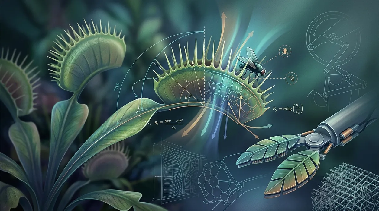 The Geometry Behind the Lightning-Fast Closure of Venus Flytrap Leaves blog post