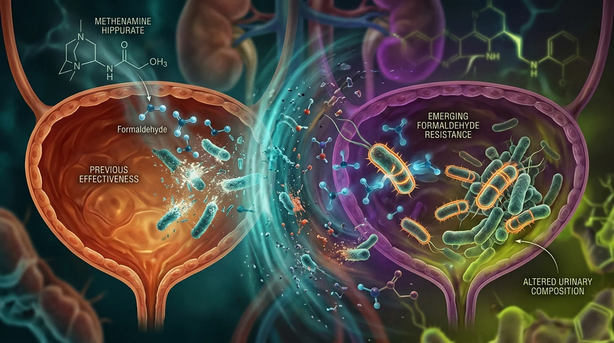 Cover for When Bacteria Outsmart a Non-Antibiotic UTI Treatment: Insights into Methenamine Hippurate Resistance